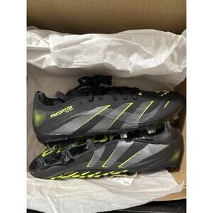 Adidas PREDATOR PRO Fold-Over FT FG Cleats / Black Lucid / JS4072 / Men's 8